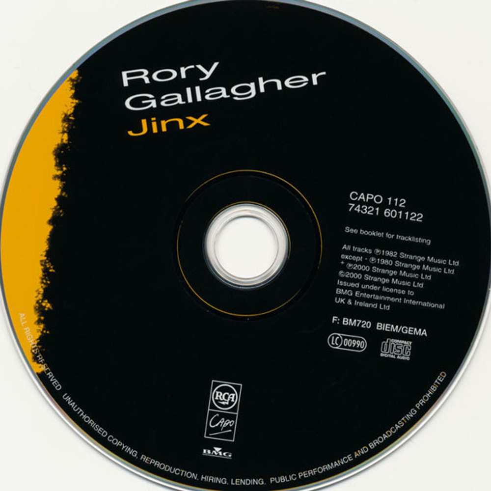 Rory Gallagher / Jinx (CD)
