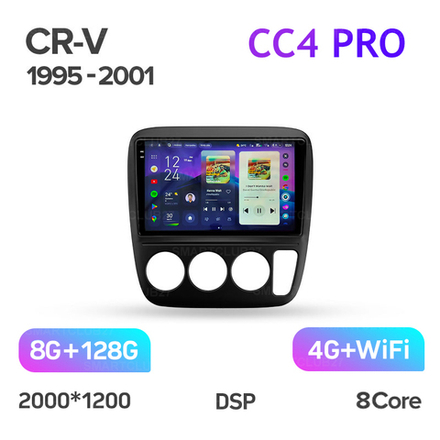 Teyes CC4 Pro 9" для Honda CR-V 1995-2001