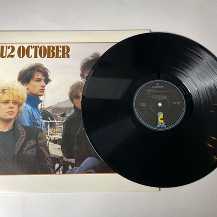 Винтажная виниловая пластинка LP U2 October (USA 1983) With A Shout
