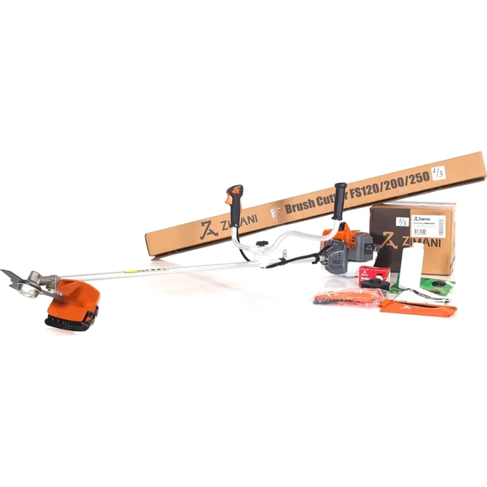 Триммер бензиновый ZimAni FS120 2-х тактный 1.8 л.с., захват 400 мм