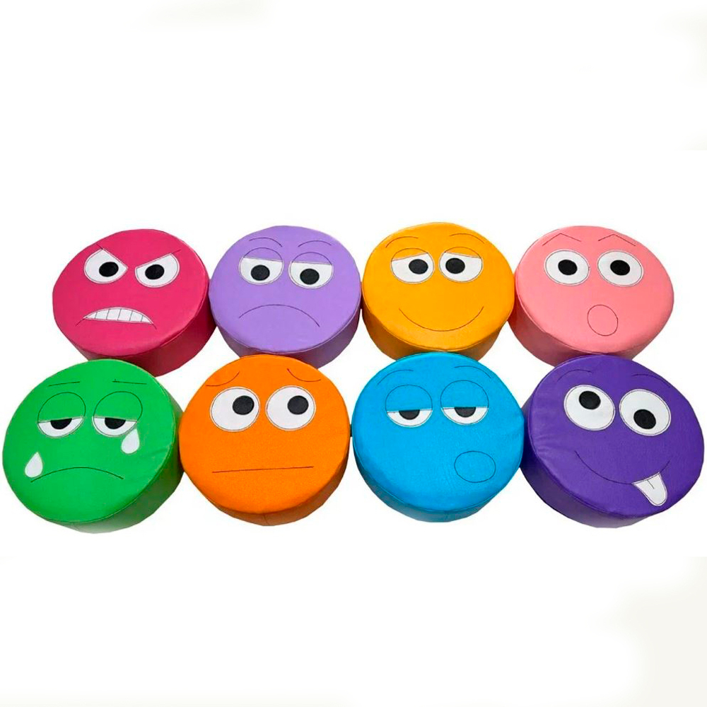 Мягкие модули Диски с эмоциями, 8 штук