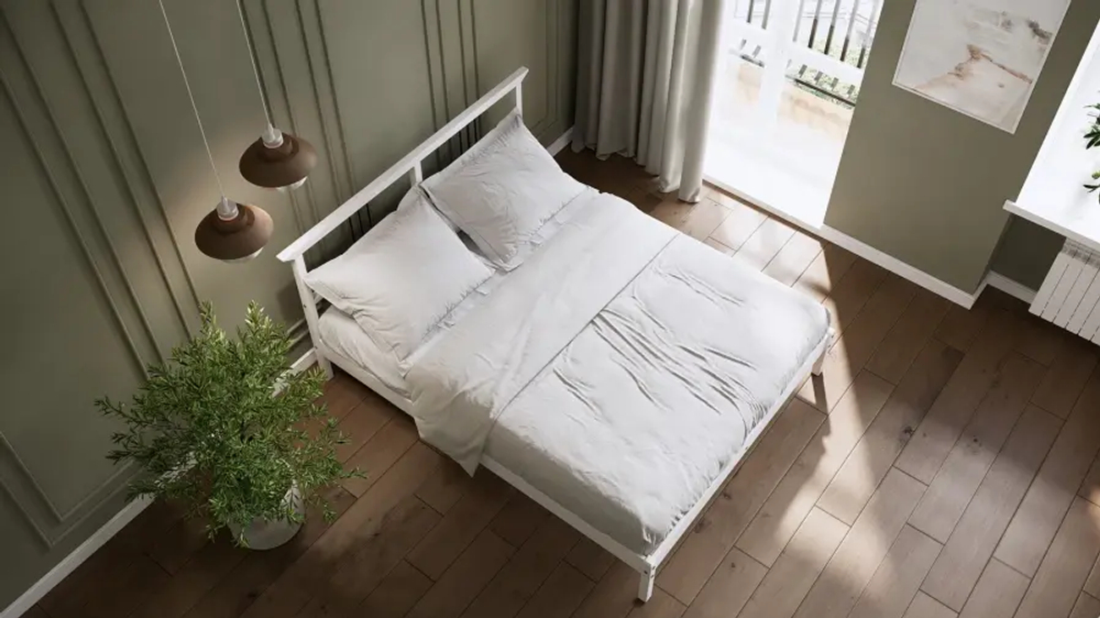 Кровать - аналог IKEA IDANAS/IDANÄS/ВОЙВЫВ/ИКЕА 140х200 см, белый