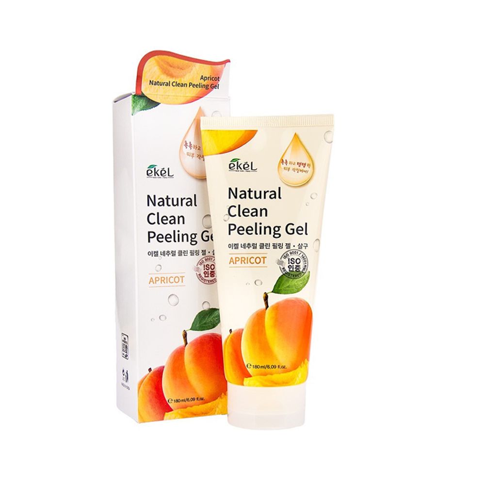 Ekel Пилинг-скатка Natural Clean Peeling Gel Apricot с экстрактом абрикоса 100 мл