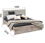 Кровать Соната  (1,6м)