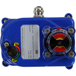 Actuador eléctrico de cuarto de vuelta Elephant 003 azul 24 V