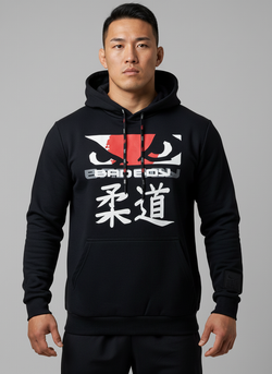 Толстовка Bad Boy World Judo  черная демисезон