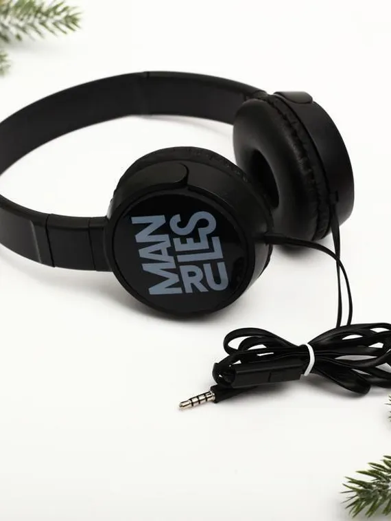 Наушники накладные «Santa», с микрофоном