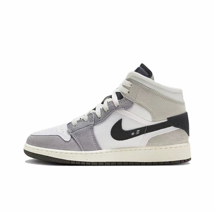 Air Jordan 1 Mid SE Craft GS "Cement Grey"