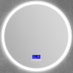 Зеркало BelBagno SPC-RNG-700-LED-TCH-RAD с подсветкой с сенсорным выключателем с bluetooth с термометром с радио