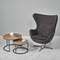 Кресло Egg, серое
