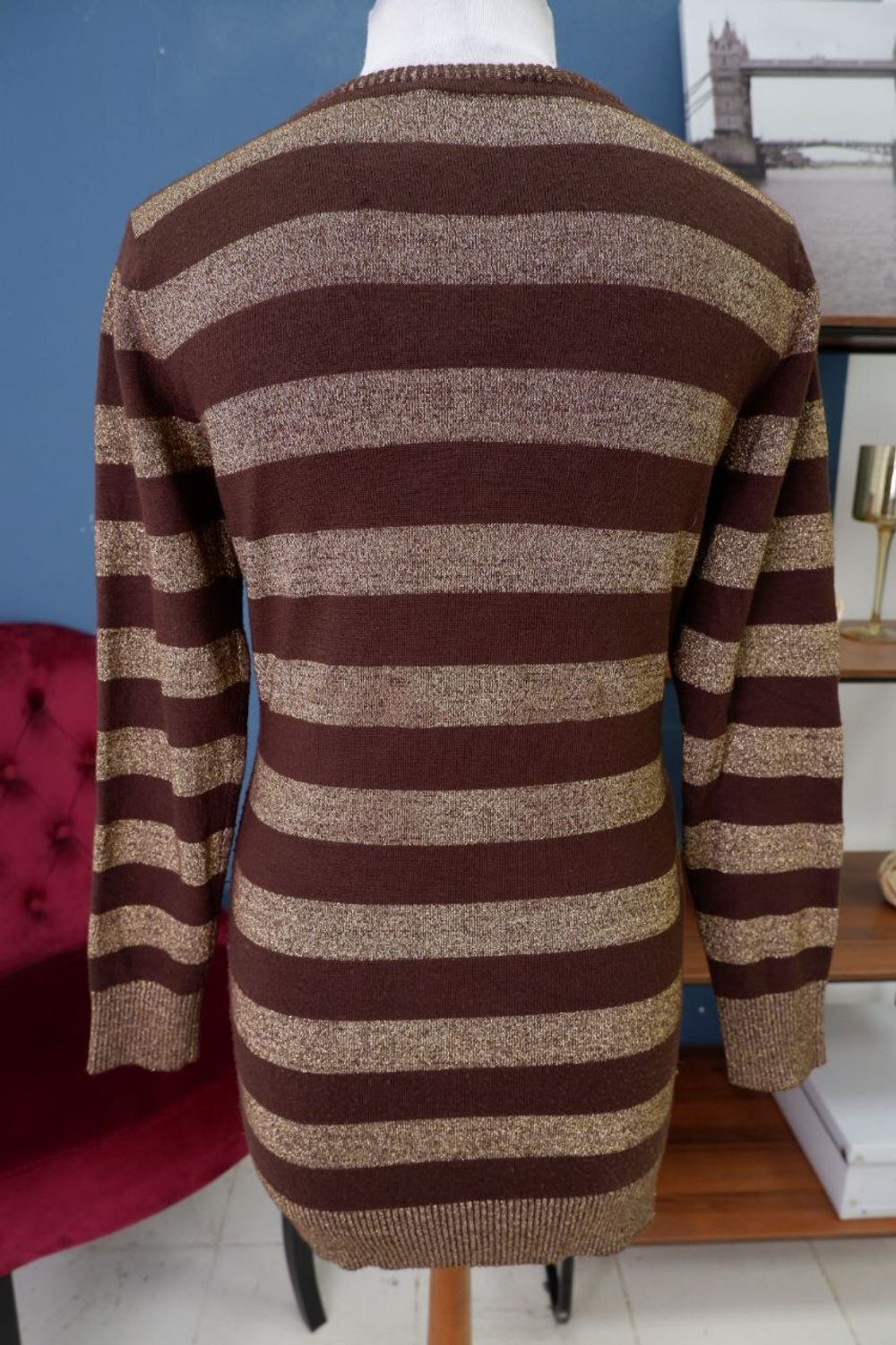 Джемпер Oggi в полоску 44 размер