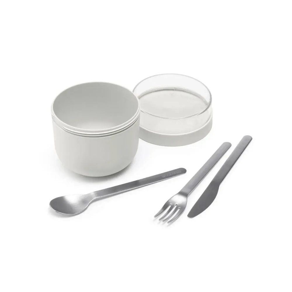 Brabantia Миска Make & Take светло-серая 500 мл