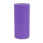 Лента (15 см*22,86 м) Фатин, Фиолетовый, 1 шт.