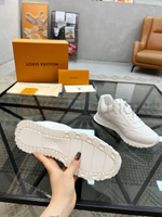 Мужские кроссовки Louis Vuitton Run Away белого цвета с логотипом