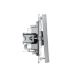 ARTGALLERY 1-клавишный ВЫКЛЮЧАТЕЛЬ, 10АХ, механизм, быстрозажим. клем., АЛЮМИНИЙ