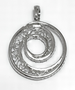 "Эстерелла" - ювелирная подвеска с фианитами