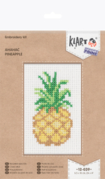"Klart" набор для вышивания 12-039 "Ананас" 6.5 х 10 см
