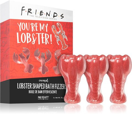 Mad Beauty Friends Lobster - красочные шипучие таблетки для ванн /  6 x 30  g  / GTIN 2600005811021