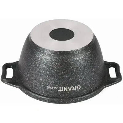 Кастрюля 1л «Granit ultra»(blue) со стеклянной крышкой кгг12а