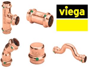 Медные пресс-фитинги Viega Profipress