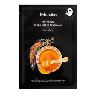 JMsolution The Origin Honey Red Ginseng Mask, 30ml, Питательная с мёдом и красным женьшенем
