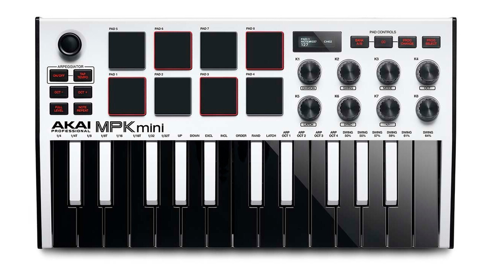 Akai MPK MINI 3 WHITE