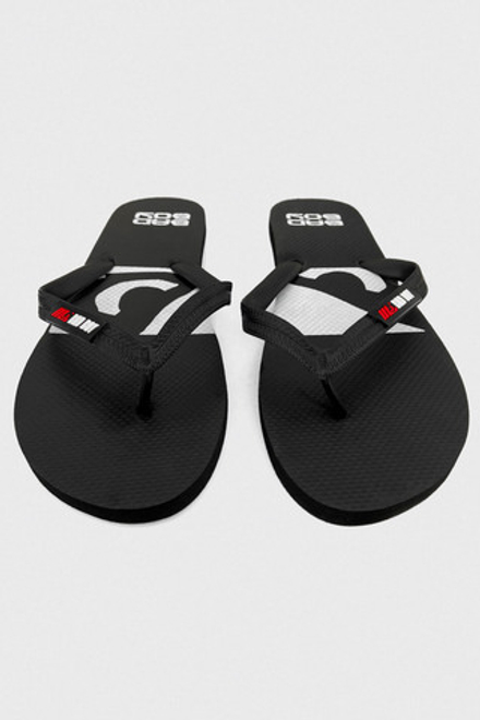 Шлепанцы, сланцы,  Вьетнамки Bad Boy черный/белый