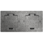 Лючок Surface 4 мод. (2 мод. 45х45 мм.),  оцинкованная сталь,  IP44