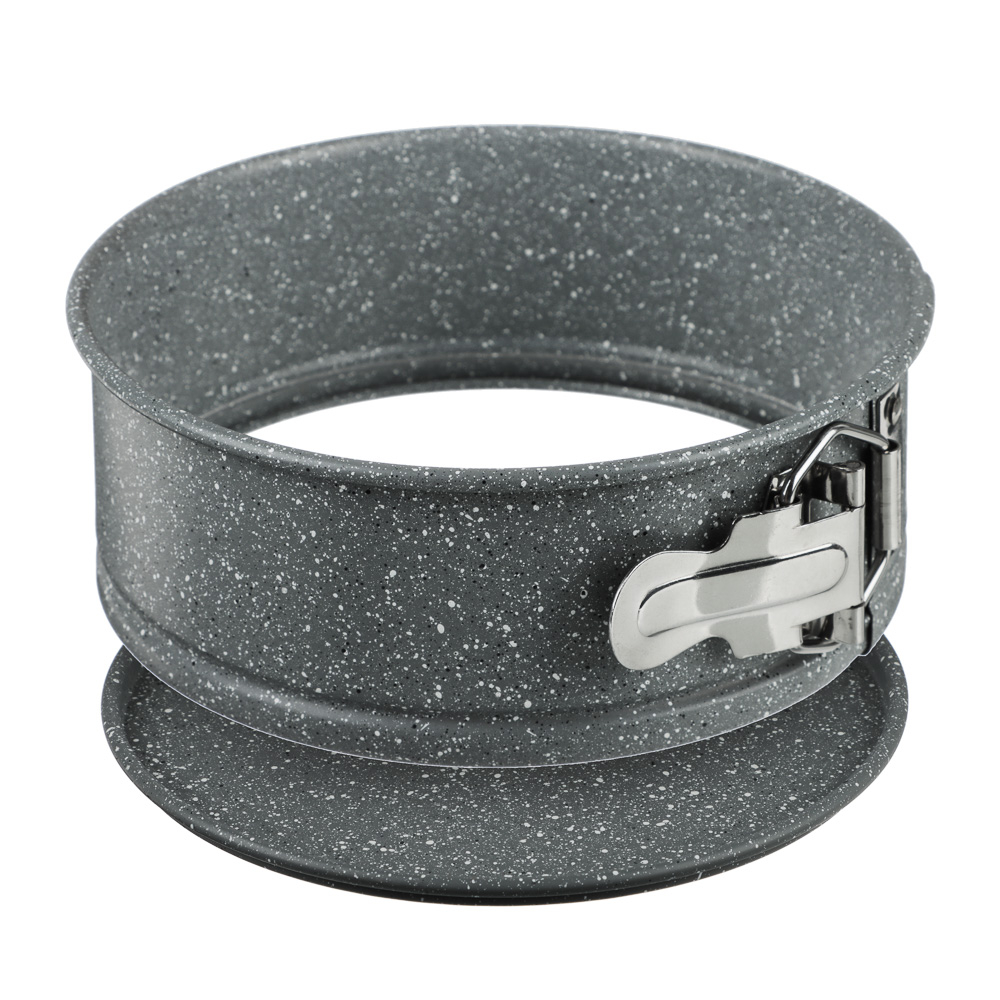 SATOSHI Буко Форма для выпечки круглая разъемная, угл.сталь, 18х6,5см, антиприг. покрытие "Мрамор"