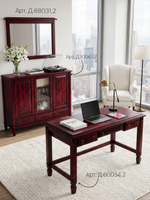 Тумба 180х50х145, Джоли, 3 двери 3 ящика для одежды, для спальни, гостиной, детской, прихожей, массив березы, красный, MAKOSA