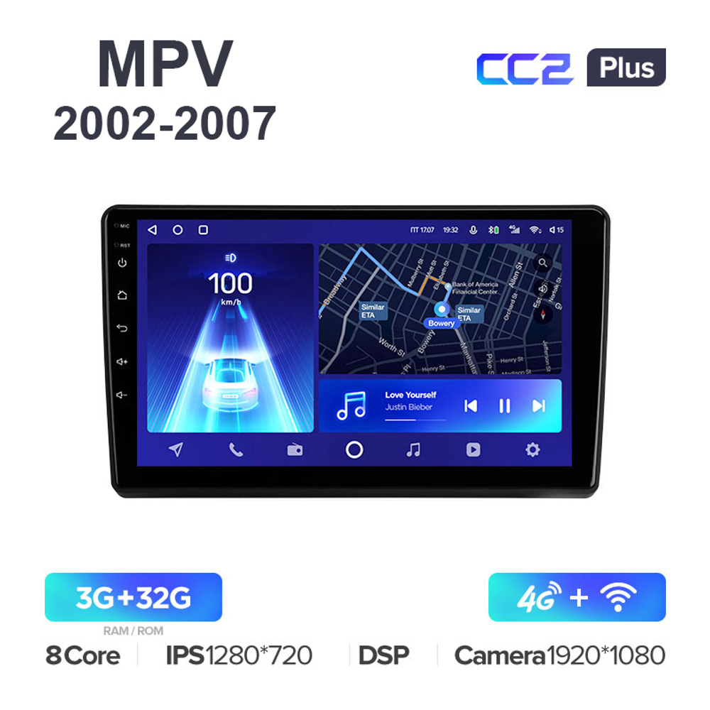 Teyes CC2 Plus 9"для Mazda MPV 2002-2007