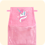 Кармашки в садик 85х24 Единорожек (розовый)