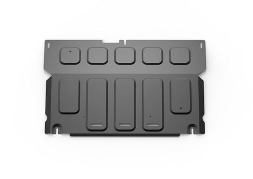 Защита картера Rival для Москвич 6 FWD РКПП, CVT 2023-н.в., сталь 1.5 мм, с крепежом, штампованная, 111.9215.1