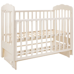 Кроватка детская Топотушки Мария 4 маятник, слоновая кость