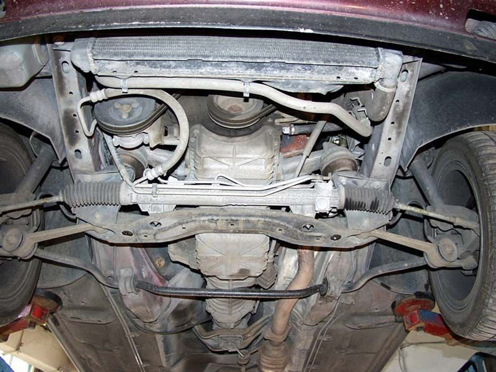 Защита картера и КПП Sheriff для Ford Sierra I 1982-1992 арт.08.0051