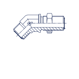 Соединение PD45 D06 ORFS 9/16
