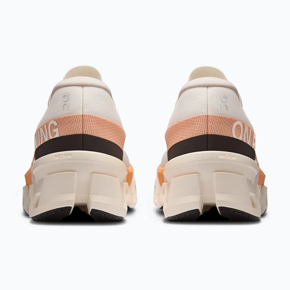 Женские Кроссовки для бега On Cloudmonster 2 ivory/tangerine