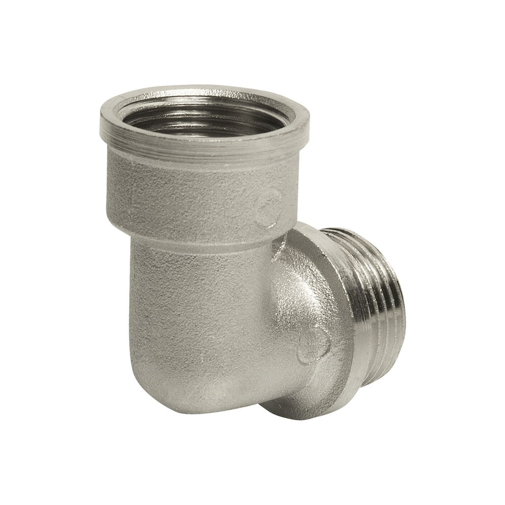 Уголок 3/4'' вн/нар с ограничением никель