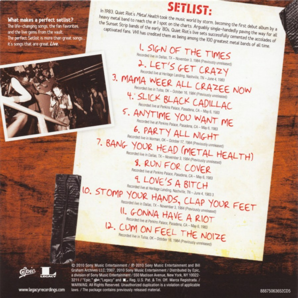 Quiet Riot / Original Album Classics (5CD)