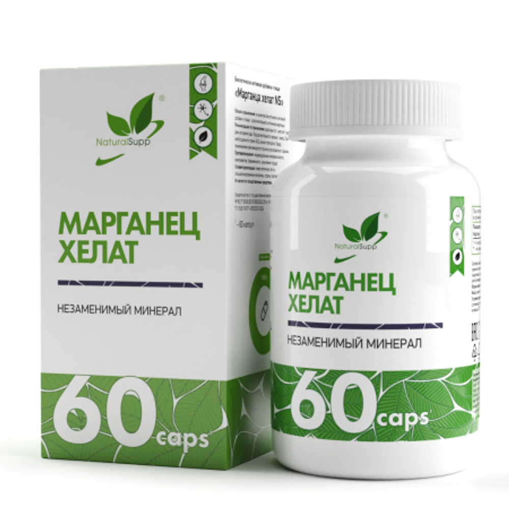 БАД "Марганца хелат " 60 капс. (Naturalsupp)