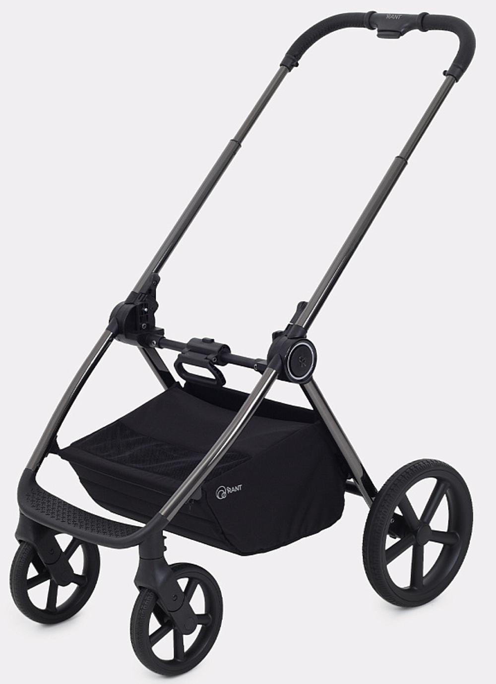 Детская коляска Rant Teo Black Chrome 3 в 1 Black