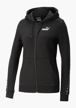 Толстовка женская PUMA PUMA POWER Tape Full-Zip Hoodie TR
