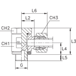 Соединение JE DL22 BSP 3/4" (в сборе)