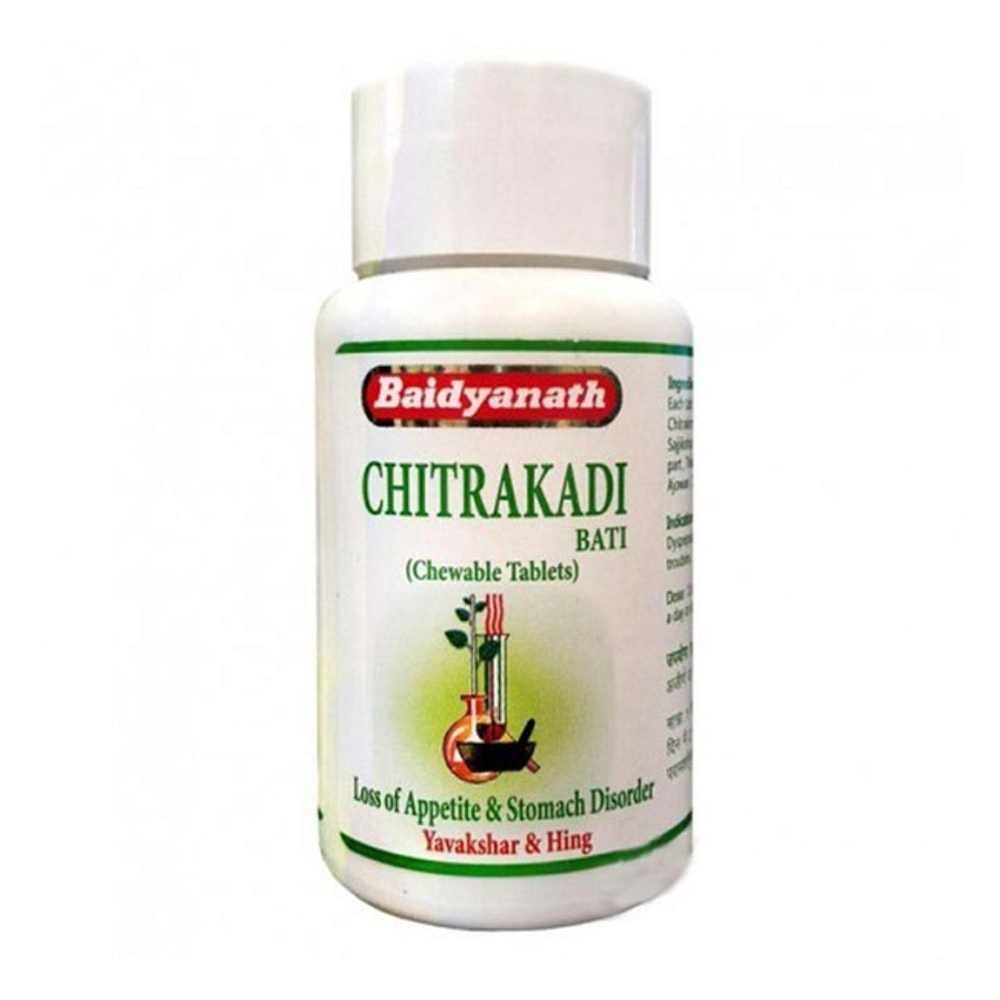 БАД Baidyanath Chitrakadi Bati Читракади Вати 80 таб