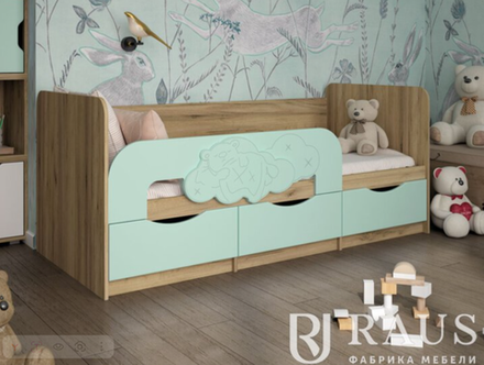 Кроватка Мишки на облаке фабрика Раус