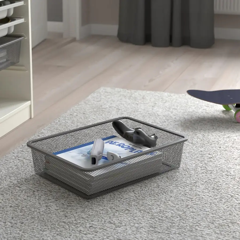 Стеллаж - IKEA TROFAST, 34х44х55 см, белый/серый, ТРУФАСТ ИКЕА