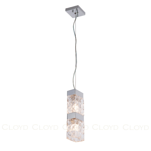 Подвесной светильник Cloyd CORUND-A P2 / выс. 30 см - хром (арт.10712)