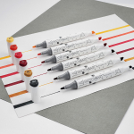 Скейтчмаркеры двусторонние 6 цв. "Sketch&Art. Осенний пейзаж" (Bruno Visconti)