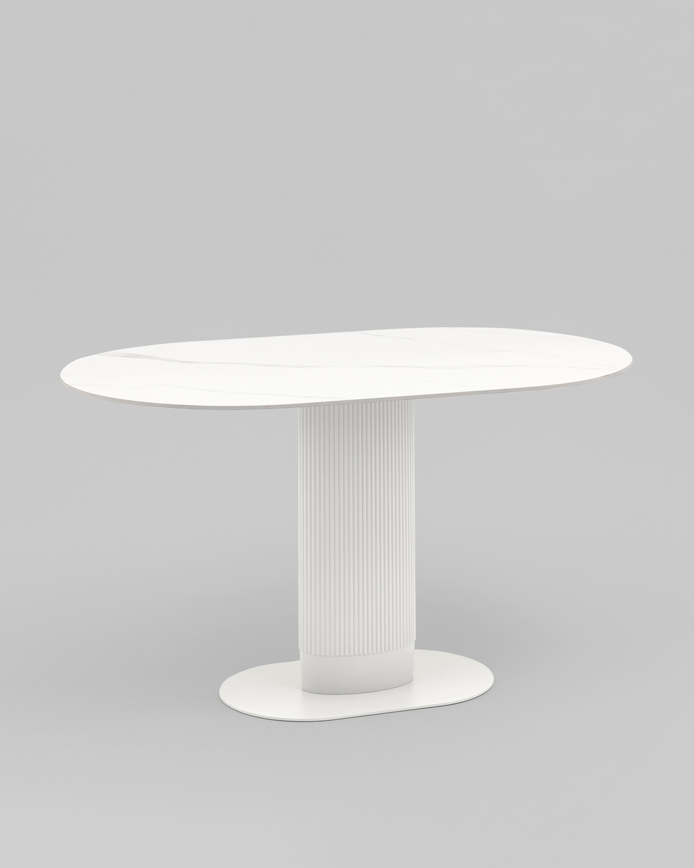 Стол обеденный Mystery 130х80 см белый керамика