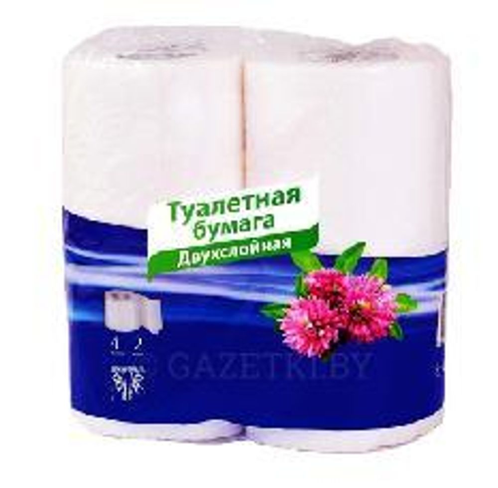 Бумага туалетная SunDay 2сл 4шт